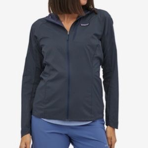 Patagonia Women’s Houdini Air Jacket in Smolder Blue Sz Large